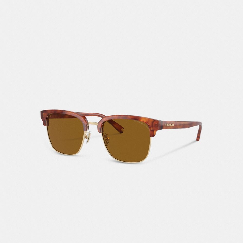 Coach Retro Sunglasses Zonnebril Heren Bruin | NP9704382