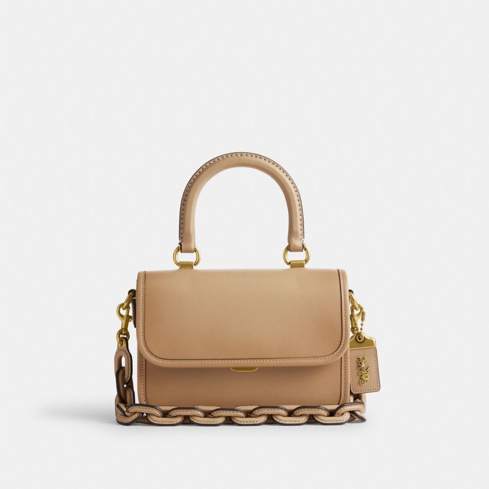 Coach Rogue Top Handle Bag Boekentas Dames Beige | TM8693172