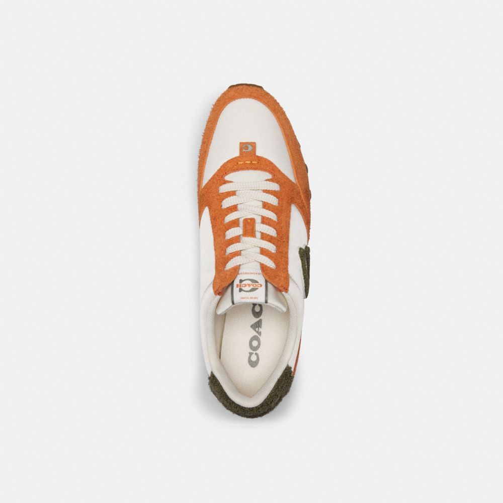 Coach Runner Sneaker Sneakers Heren Bruin Oranje | CJ0529864