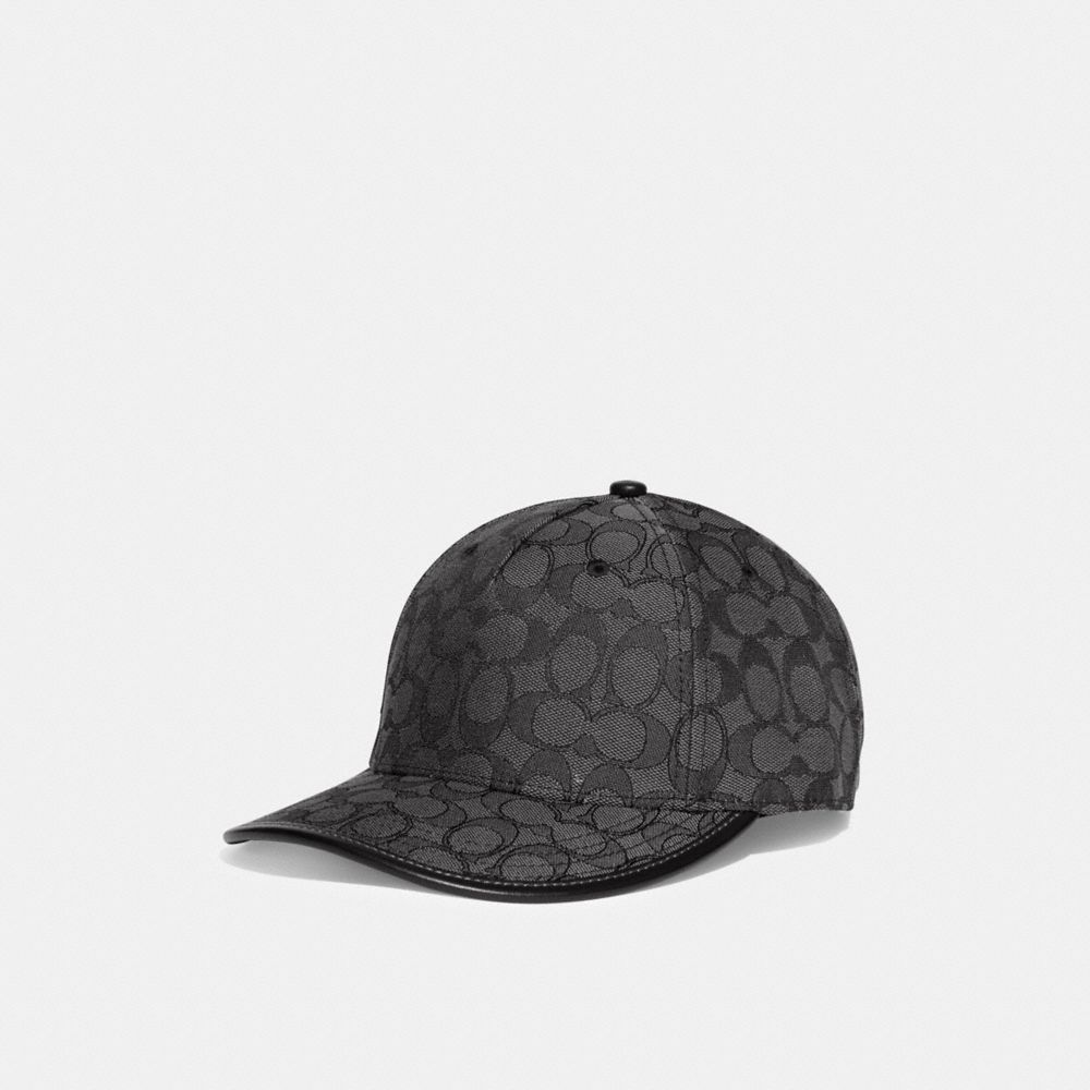 Coach Signature Jacquard Baseball Hat Hoeden Heren Grijs | GI7430168