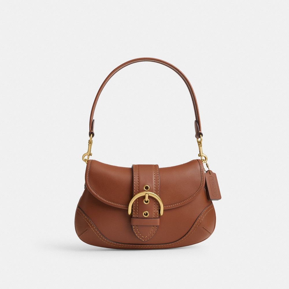 Coach Soho Bag In Regenerative Leather Schoudertassen Dames Gekleurd | QK0216785