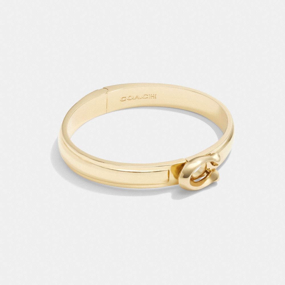 Coach Tabby Hinged Bangle Sieraden Dames Goud | DN9238740