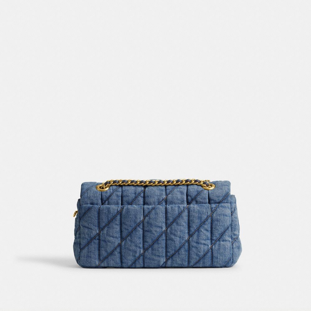 Coach Tabby Shoulder Bag 26 With Quilting Schoudertassen Dames Blauw Indigo | KM1265380